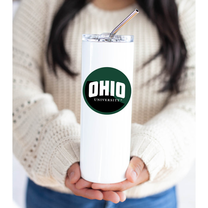 Ohio University Stainless Steel Skinny Tumbler 20 OZ