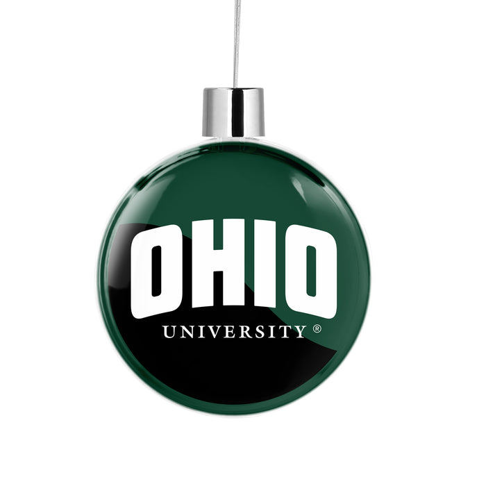 Ohio University Christmas Ornament Flat Round