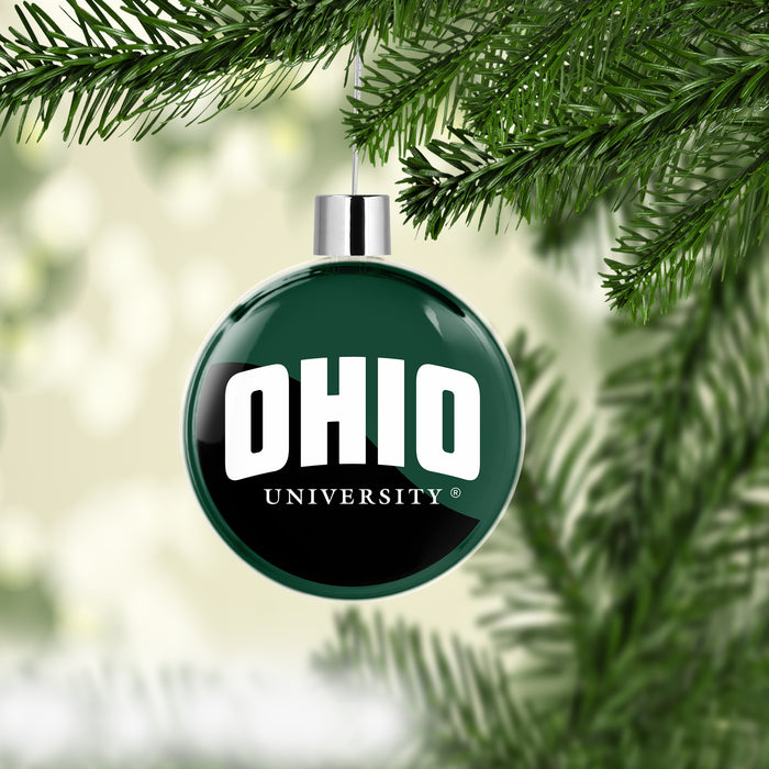 Ohio University Christmas Ornament Flat Round