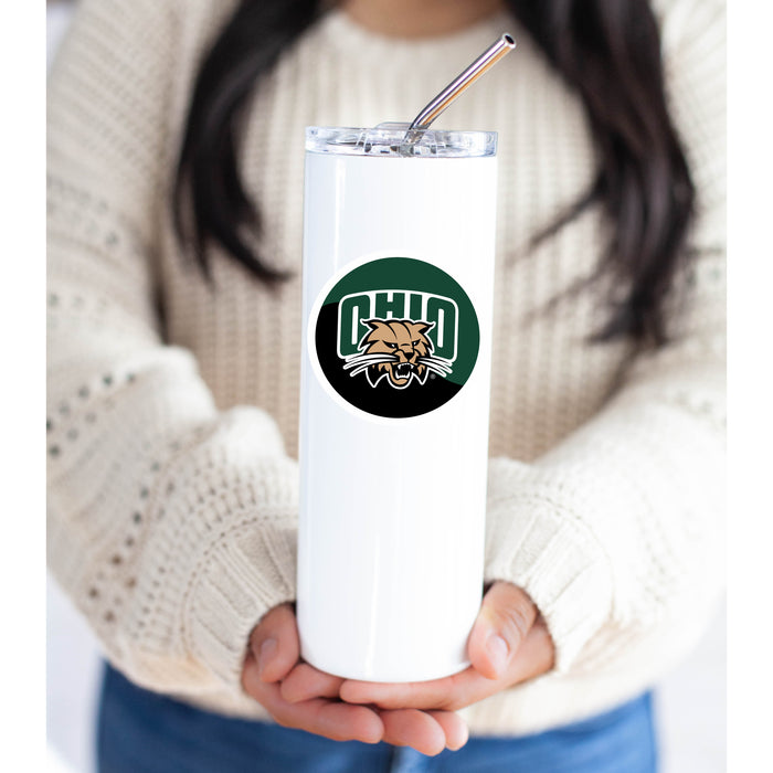 Ohio University Stainless Steel Skinny Tumbler 20 OZ