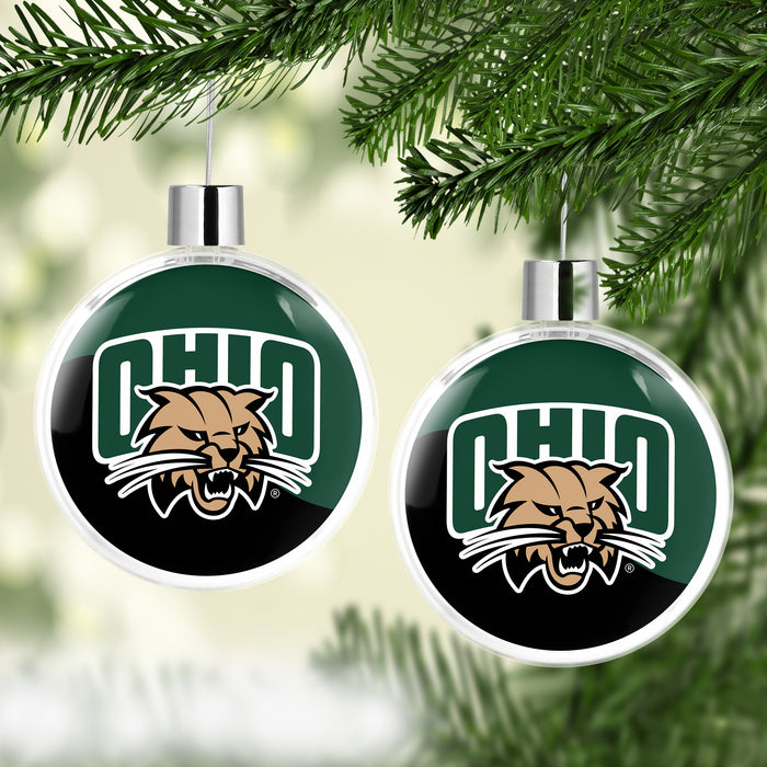 Ohio University Christmas Ornament Flat Round
