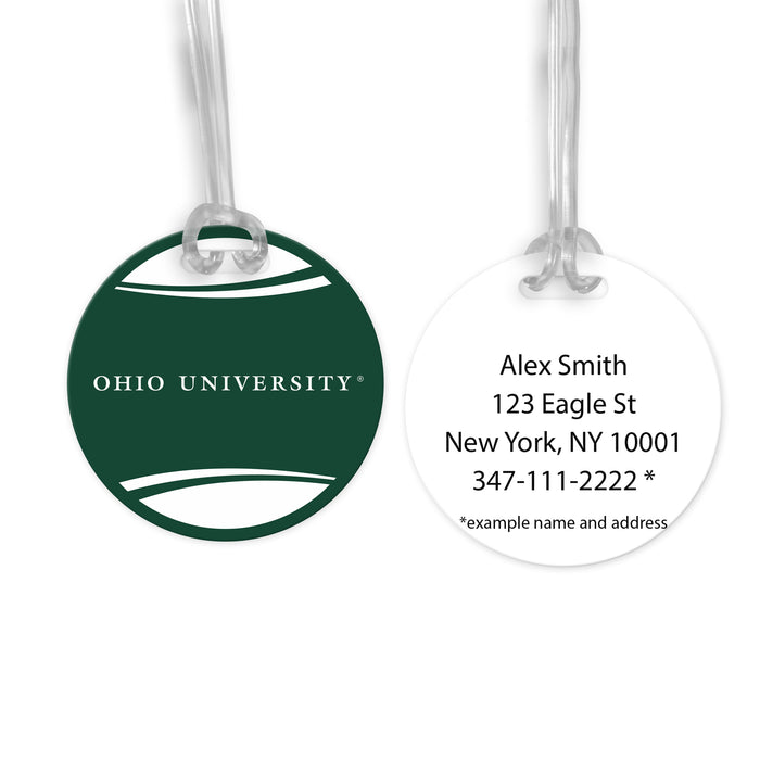 Ohio University Luggage Bag Tag (round)
