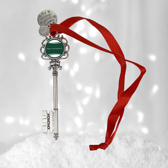 Ohio University Christmas Ornament Santa Magic Key