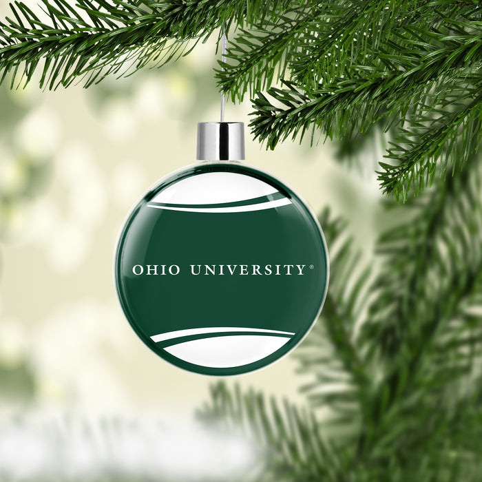 Ohio University Christmas Ornament Flat Round