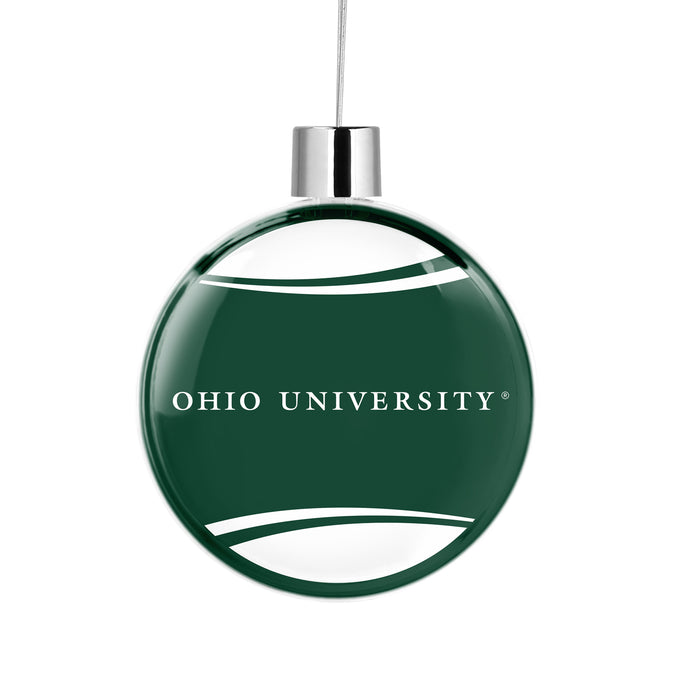 Ohio University Christmas Ornament Flat Round
