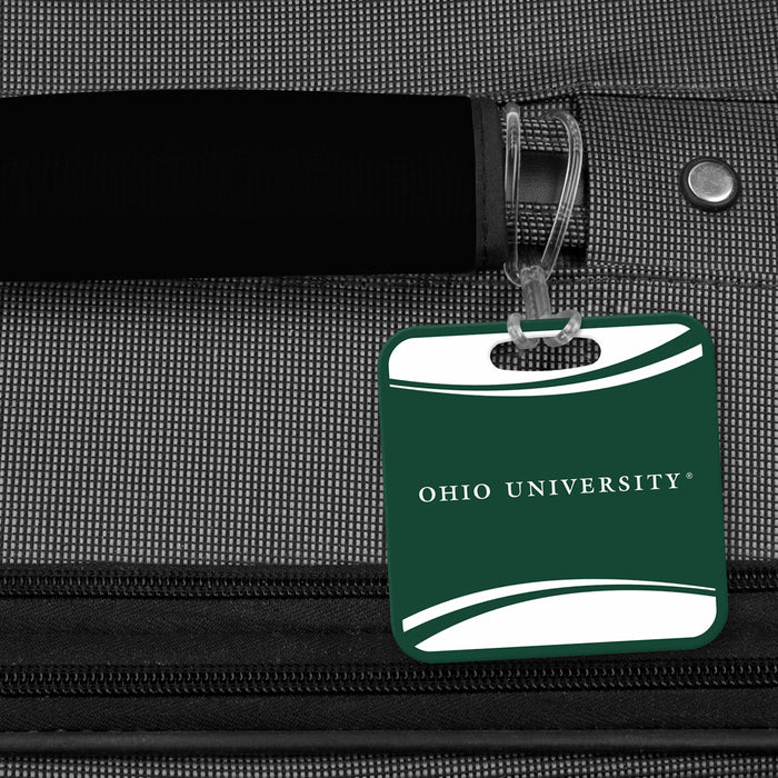 Ohio University Luggage Bag Tag (square)