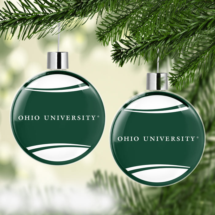 Ohio University Christmas Ornament Flat Round