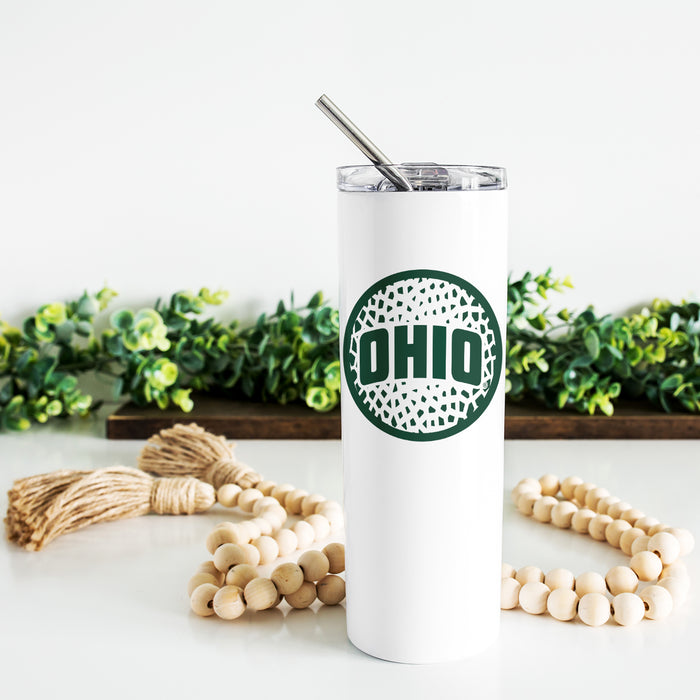 Ohio University Stainless Steel Skinny Tumbler 20 OZ
