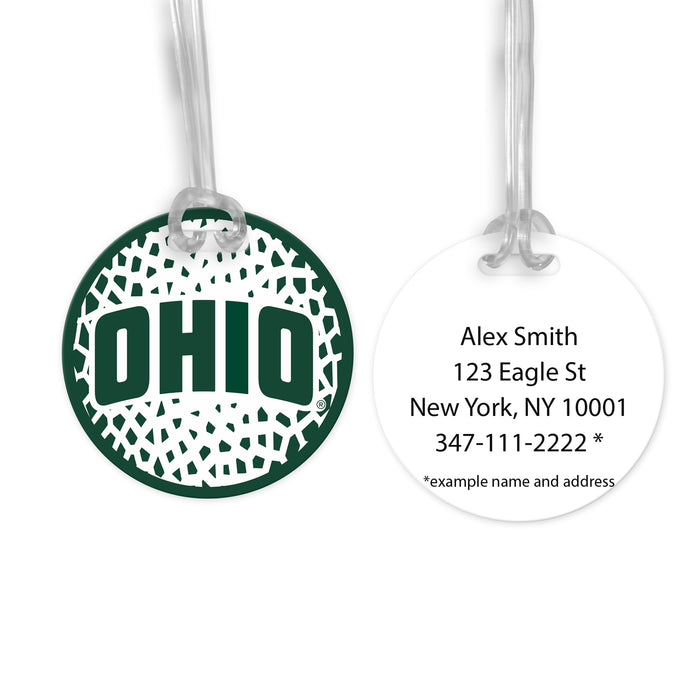 Ohio University Luggage Bag Tag (round)