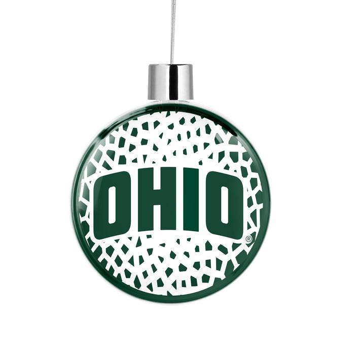 Ohio University Christmas Ornament Flat Round