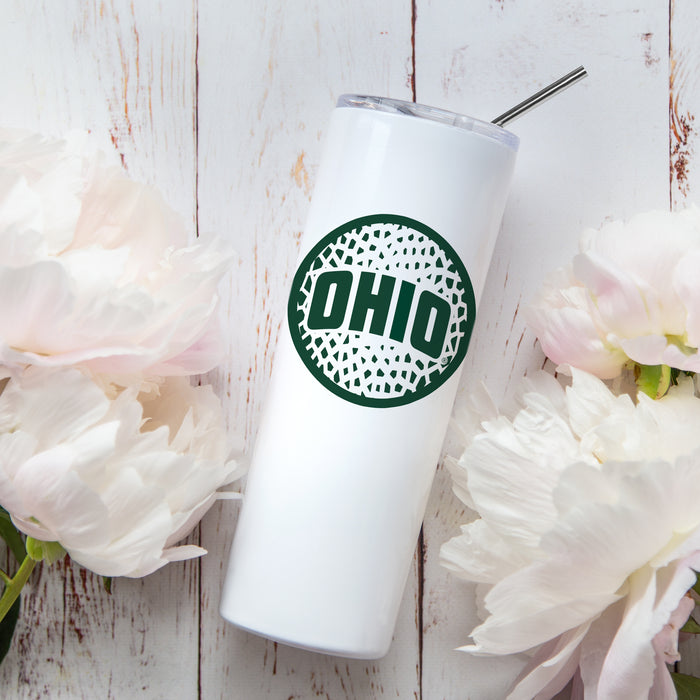 Ohio University Stainless Steel Skinny Tumbler 20 OZ