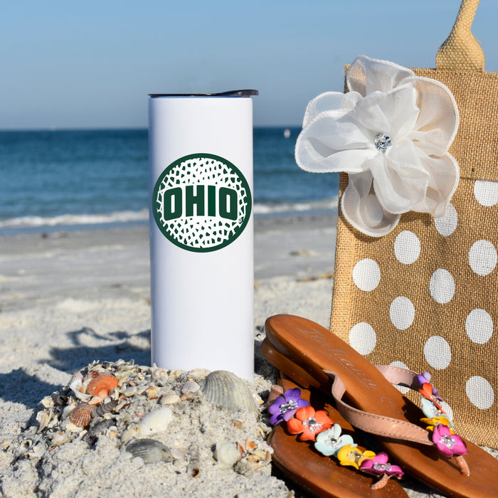 Ohio University Stainless Steel Skinny Tumbler 20 OZ