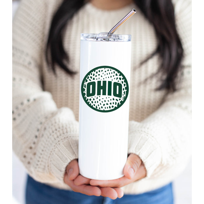 Ohio University Stainless Steel Skinny Tumbler 20 OZ