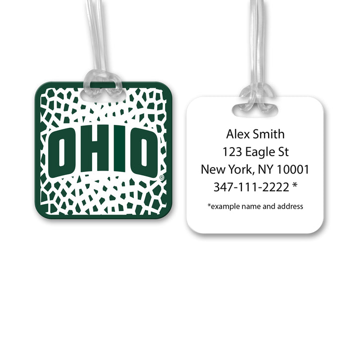 Ohio University Luggage Bag Tag (square)