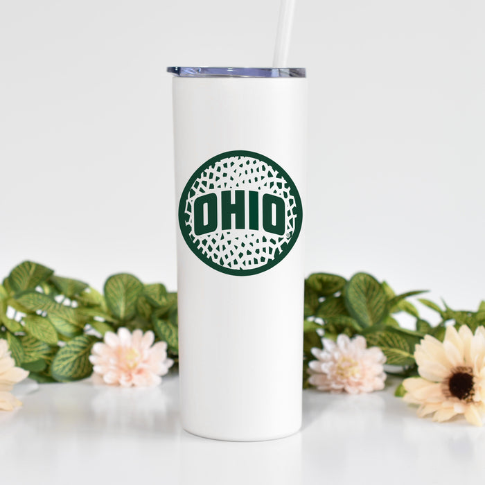 Ohio University Stainless Steel Skinny Tumbler 20 OZ