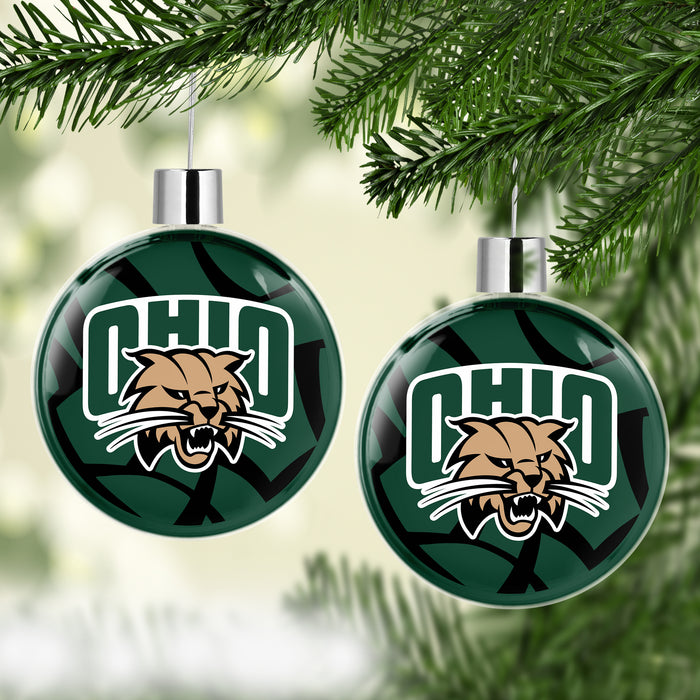 Ohio University Christmas Ornament Flat Round
