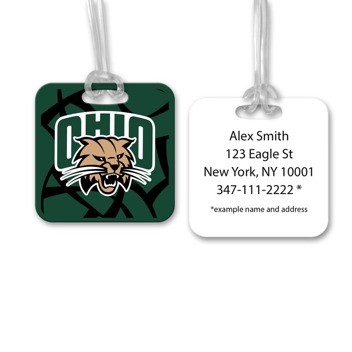Ohio University Luggage Bag Tag (square)