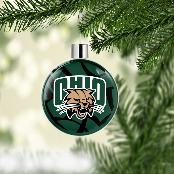 Ohio University Christmas Ornament Flat Round
