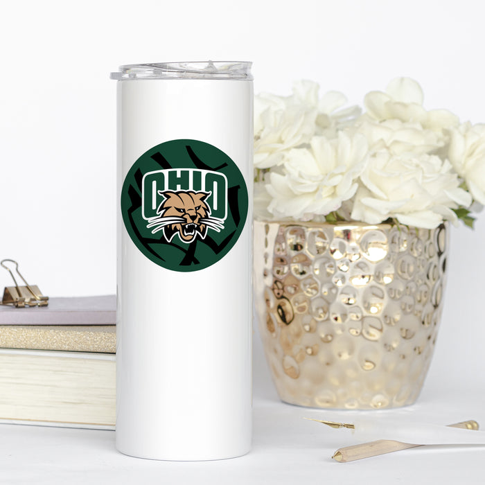 Ohio University Stainless Steel Skinny Tumbler 20 OZ