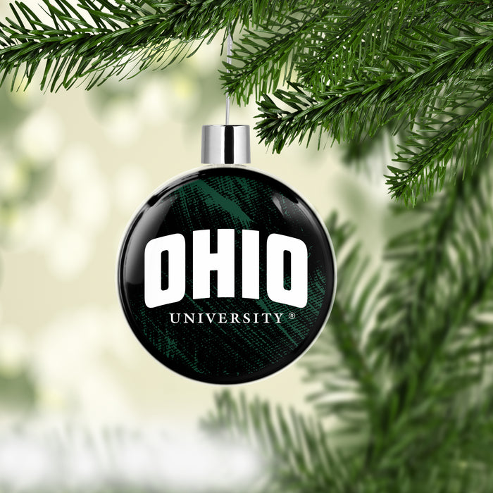 Ohio University Christmas Ornament Flat Round