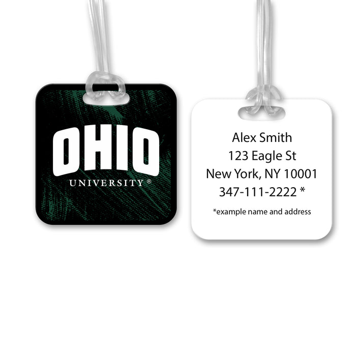 Ohio University Luggage Bag Tag (square)