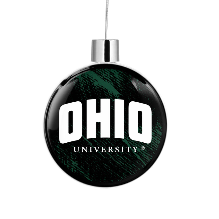 Ohio University Christmas Ornament Flat Round