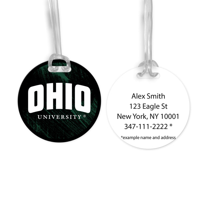 Ohio University Luggage Bag Tag (round)