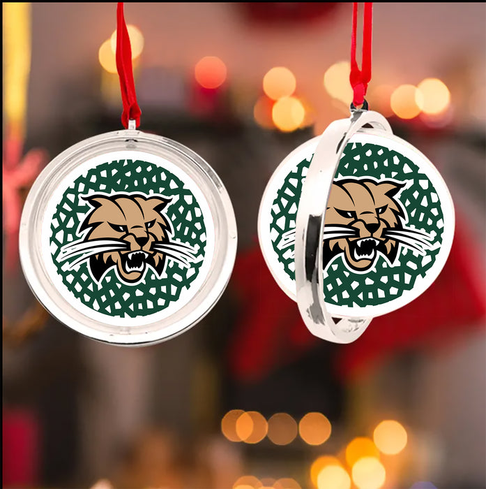 Ohio University Christmas Reversible Flat Round Ornament