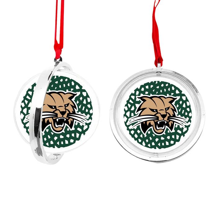 Ohio University Christmas Reversible Flat Round Ornament