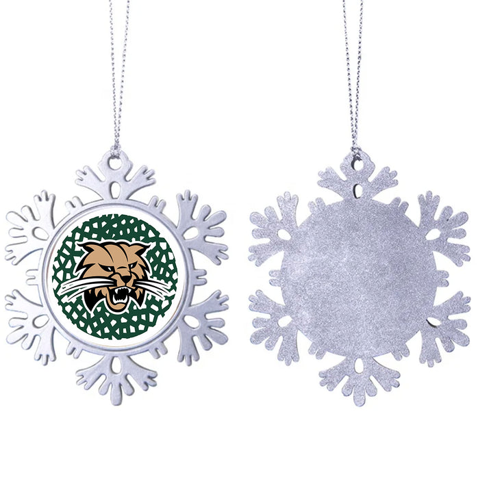 Ohio University Christmas Ornament - Snowflake Metal