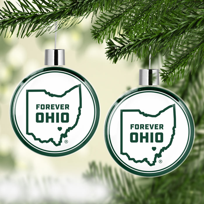 Ohio University Christmas Ornament Flat Round