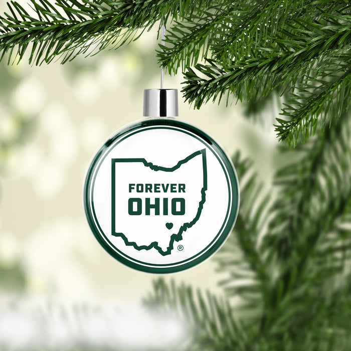 Ohio University Christmas Ornament Flat Round
