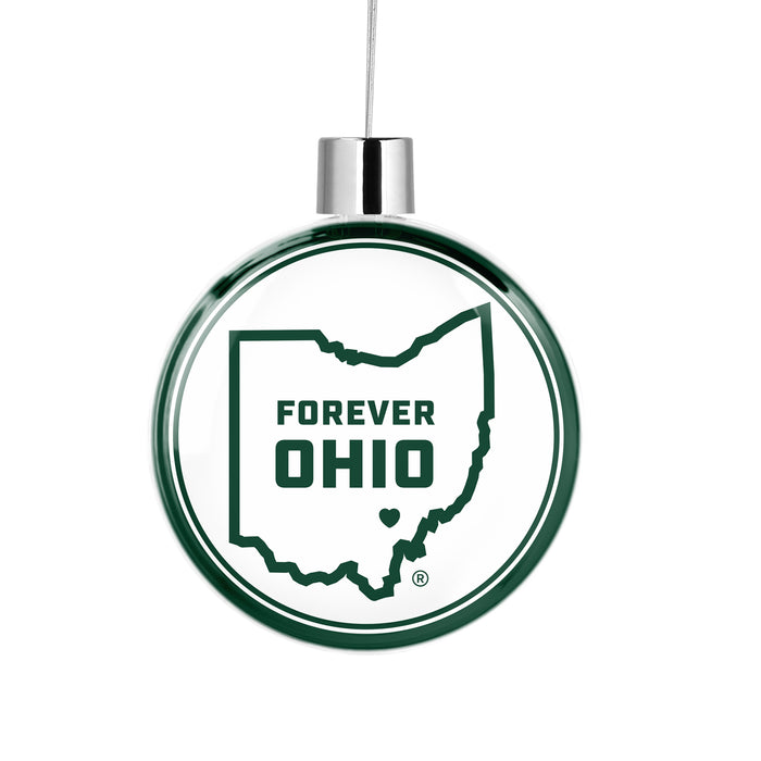 Ohio University Christmas Ornament Flat Round