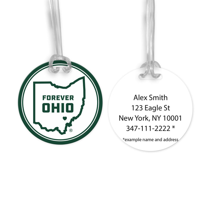 Ohio University Luggage Bag Tag (round)
