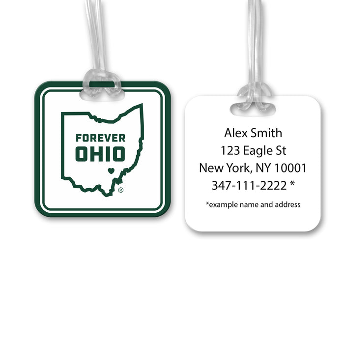 Ohio University Luggage Bag Tag (square)