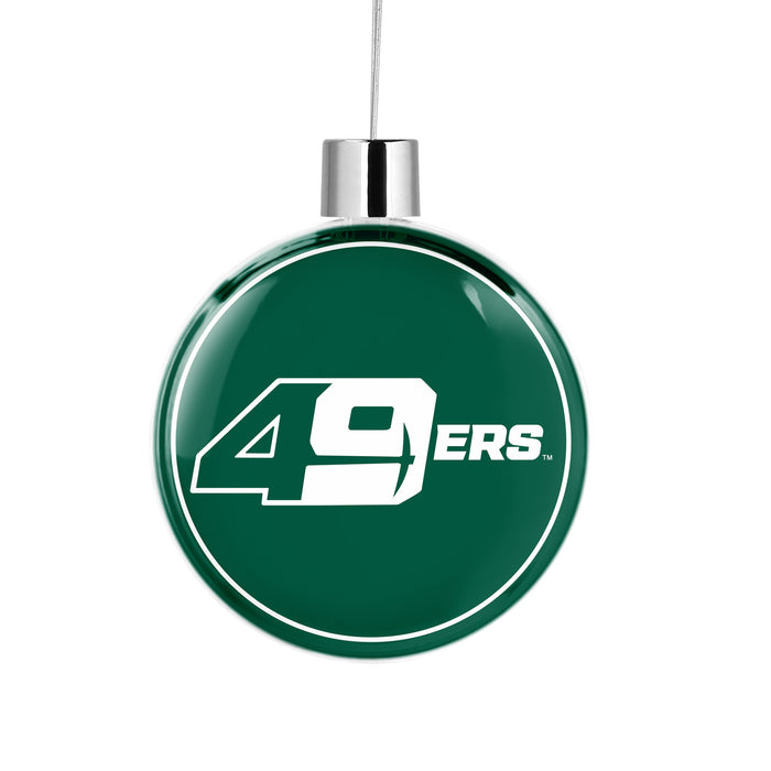 University of North Carolina at Charlotte Christmas Ornament Flat Round