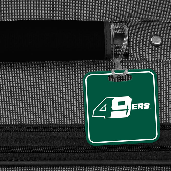 University of North Carolina at Charlotte Luggage Bag Tag (square)