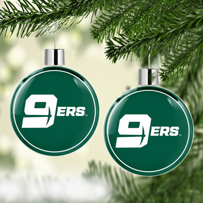 University of North Carolina at Charlotte Christmas Ornament Flat Round