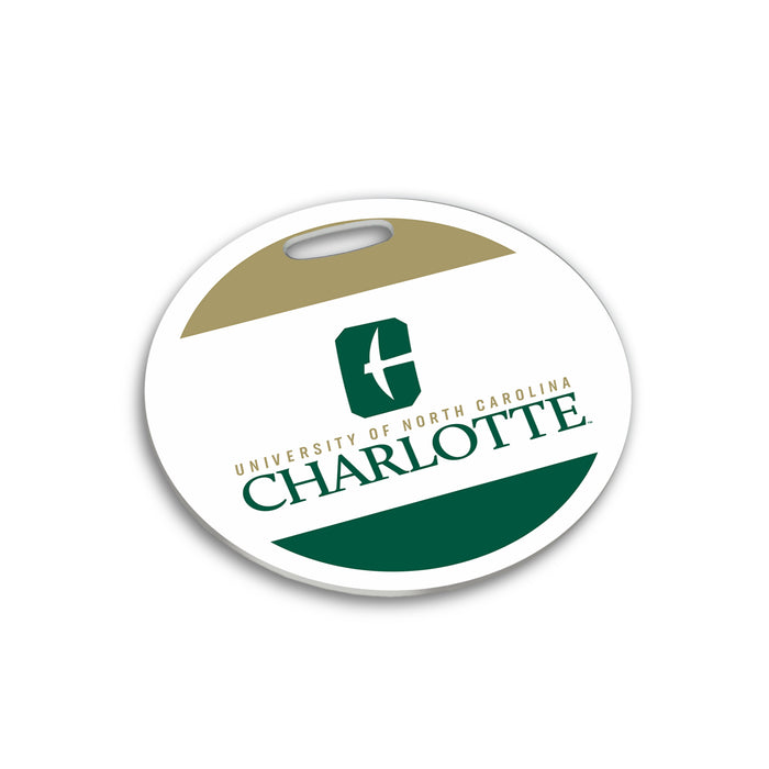 University of North Carolina at Charlotte Luggage Bag Tag (round)