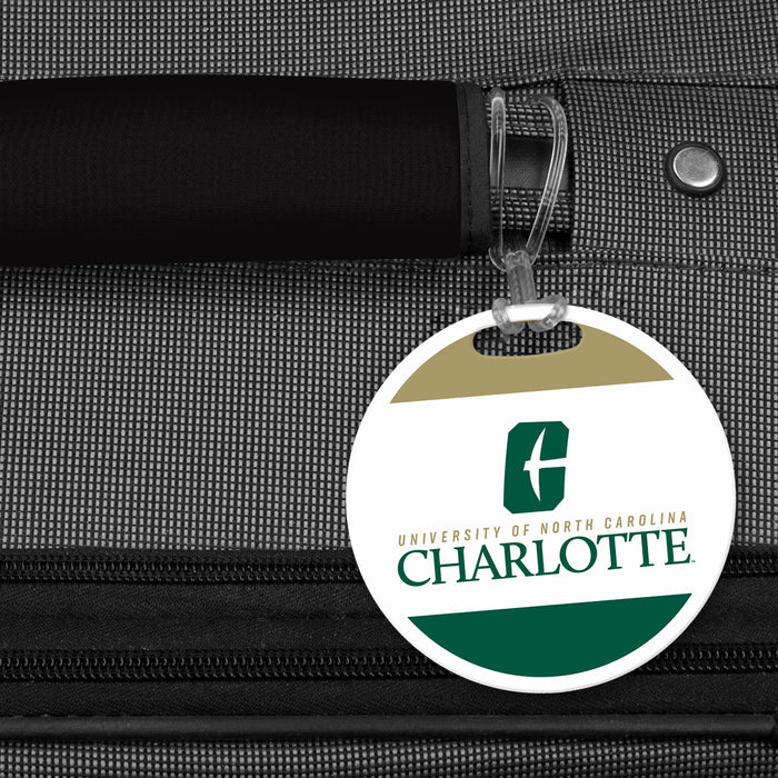 University of North Carolina at Charlotte Luggage Bag Tag (round)