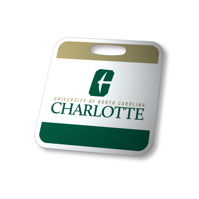University of North Carolina at Charlotte Luggage Bag Tag (square)