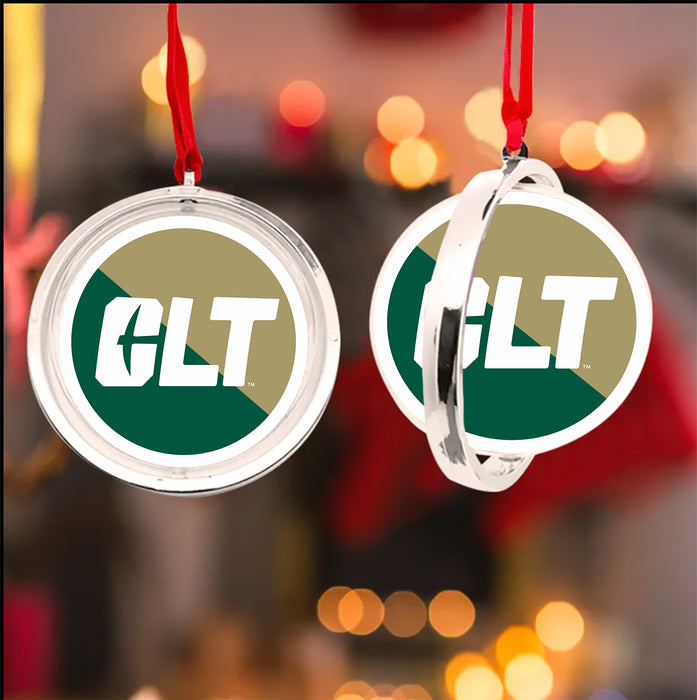 University of North Carolina at Charlotte Christmas Reversible Flat Round Ornament