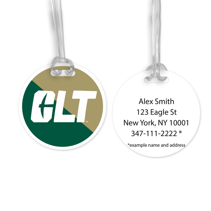 University of North Carolina at Charlotte Luggage Bag Tag (round)