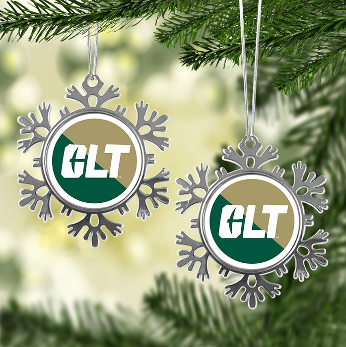 University of North Carolina at Charlotte Christmas Ornament - Snowflake Metal