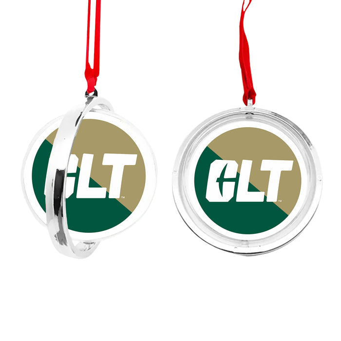 University of North Carolina at Charlotte Christmas Reversible Flat Round Ornament