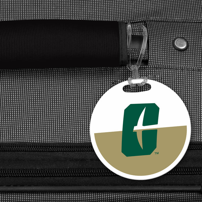 University of North Carolina at Charlotte Luggage Bag Tag (round)