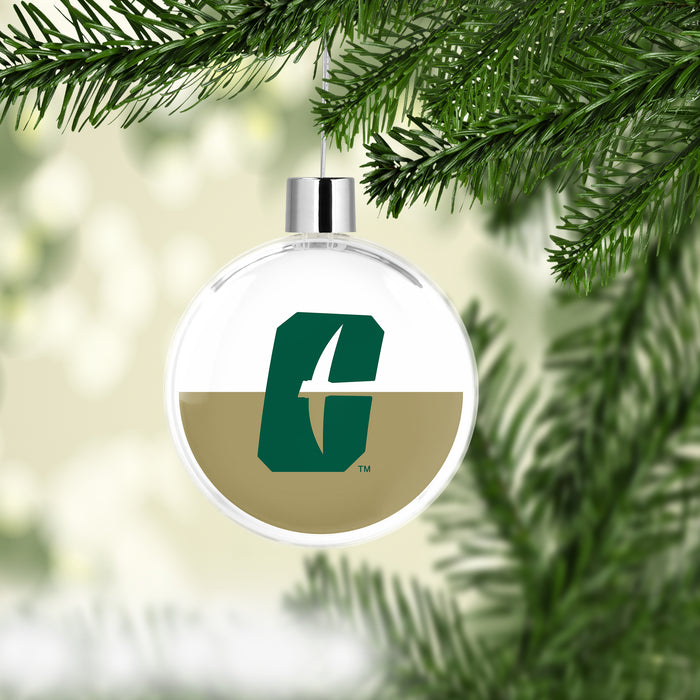 University of North Carolina at Charlotte Christmas Ornament Flat Round