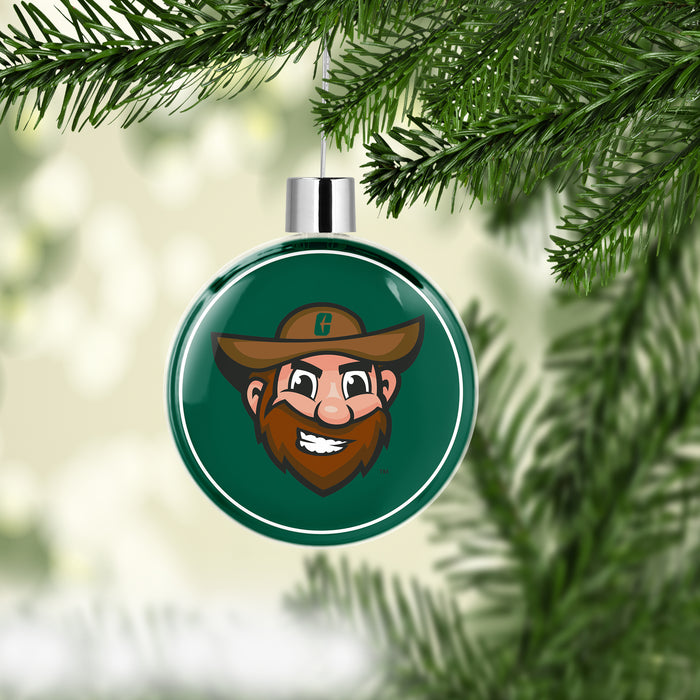 University of North Carolina at Charlotte Christmas Ornament Flat Round