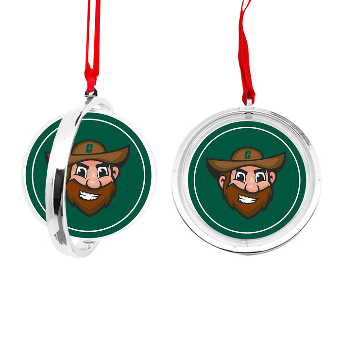 University of North Carolina at Charlotte Christmas Reversible Flat Round Ornament