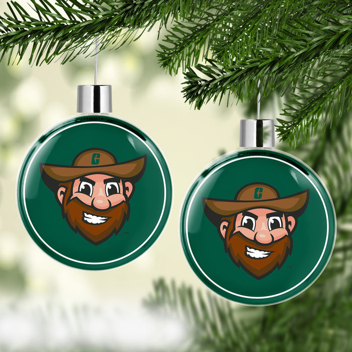 University of North Carolina at Charlotte Christmas Ornament Flat Round